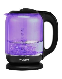 Чайник электрический HYK G5809 2200Вт фиолетовый и черный Hyundai