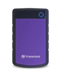 Внешний диск HDD StoreJet 25H3P TS2TSJ25H3P 2ТБ фиолетовый Transcend