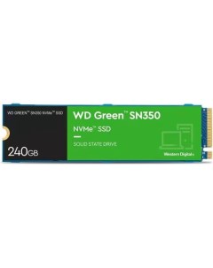 SSD накопитель Green SN350 S240G2G0C 240ГБ M 2 2280 PCIe 3 0 x4 NVMe M 2 Wd