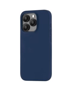 Чехол клип кейс Touch Mag Case для Apple iPhone 15 Pro противоударный темно синий Ubear