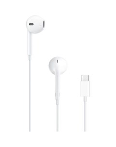Наушники EarPods A3046 USB Type C вкладыши белый Apple