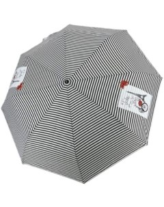 Зонт 726465P03 складной мех черный белый Doppler