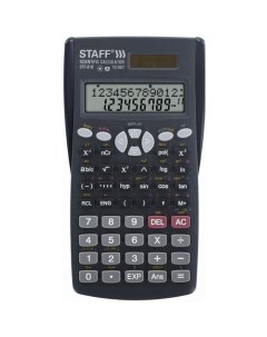 Калькулятор STF 810 10 2 разрядный черный Staff