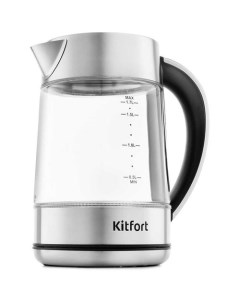 Чайник электрический KT 690 2200Вт прозрачный Kitfort