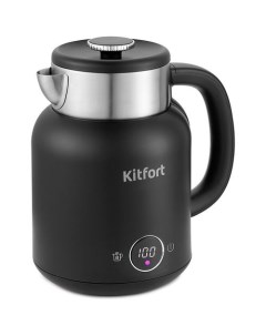 Чайник электрический КТ 6196 1 2200Вт черный и серебристый Kitfort