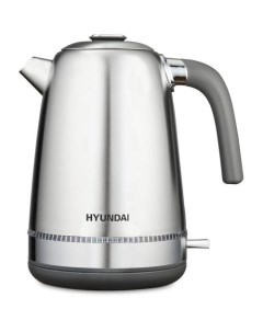 Чайник электрический HYK S5806 2200Вт серебристый матовый и черный Hyundai