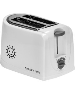Тостер GL 2900 белый Galaxy line