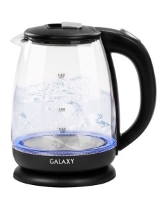 Чайник электрический GL 0554 2000Вт черный и прозрачный Galaxy line