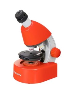 Микроскоп Micro Terra световой оптический биологический 40 640x на 3 объектива красный Discovery