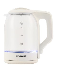 Чайник электрический SKG1056 2000Вт белый и прозрачный Starwind