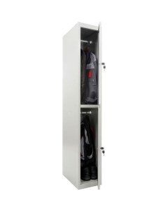 Шкаф для одежды ML 12 30 металл 1830мм х 300мм серый Практик