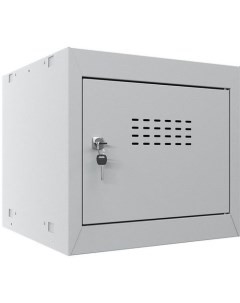 Шкаф для одежды ML Cube 365 металл 365мм х 400мм серый Практик