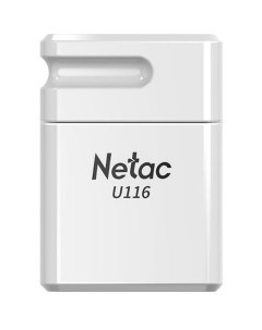 Флешка USB U116 8ГБ USB2 0 белый Netac