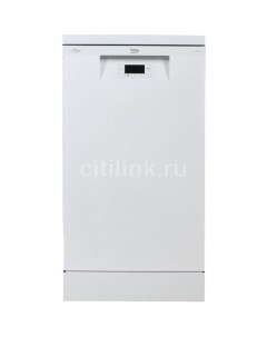 Посудомоечная машина BDFS15021W узкая напольная 44 8см загрузка 10 комплектов белая Beko