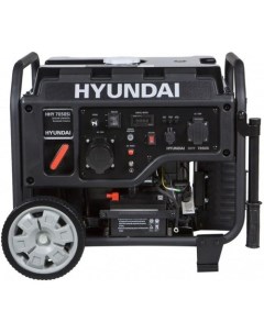 Бензиновый генератор HHY 7050Si 220 В 5 5кВт на колёсах Hyundai