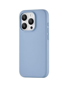 Чехол клип кейс Touch Mag Case для Apple iPhone 15 Pro противоударный голубой Ubear