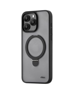 Чехол клип кейс Clip Mag Case для Apple iPhone 15 Pro Max противоударный черный Ubear