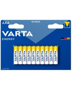 AAA Батарейка Energy LR03 BL10 Alkaline 10 шт Varta