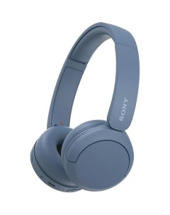 Наушники WH CH520 Bluetooth накладные синий Sony