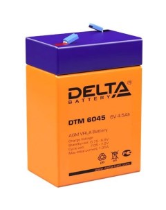 Аккумуляторная батарея для ИБП DTM 6045 6В 4 5Ач Дельта