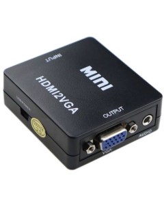 Переходник аудио видео 5 983M HDMI f VGA f Jack 3 5 f черный Premier