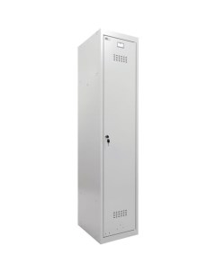 Шкаф для одежды ML 11 40 металл 1830мм х 400мм серый Практик