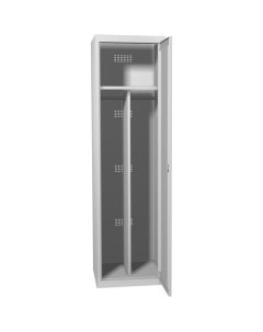 Шкаф для одежды ML 11 50 металл 1830мм х 500мм серый Практик