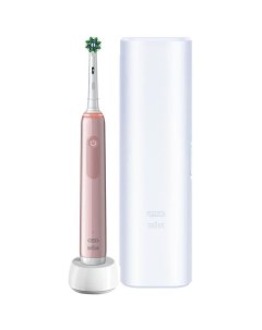 Электрическая зубная щетка Pro 3 D505 513 3X насадки для щётки 1шт цвет розовый Oral-b