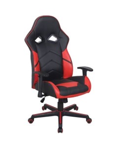 Кресло игровое Storm GM 006 на колесиках эко кожа 1шт в комплекте черный красный Brabix