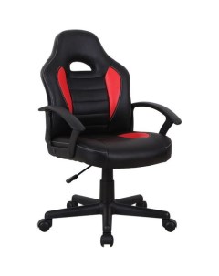Кресло игровое Spark GM 201 на колесиках эко кожа 1шт в комплекте черный красный Brabix