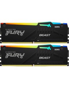 Оперативная память Fury Beast Expo KF552C36BBEAK2 32 DDR5 2x 16ГБ 5200МГц DIMM Ret Kingston