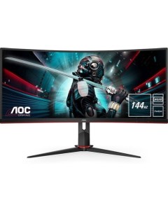 Монитор Gaming CU34G2X 34 черный красный Aoc