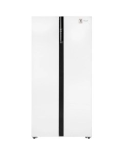 Холодильник двухкамерный WSBS 600 WG NoFrost Inverter Side by Side инверторный белый Weissgauff