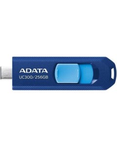 Флешка USB Type C UC300 256ГБ USB3 2 синий и голубой Adata