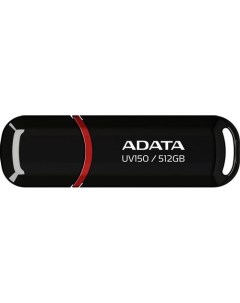 Флешка USB AUV150 512ГБ USB3 0 черный Adata