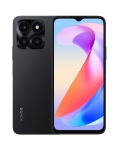 Смартфон X6a 6 128Gb полуночный черный Honor