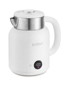 Чайник электрический КТ 6196 2 2200Вт белый и серебристый Kitfort