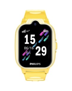 Смарт часы Kids W6610 1 69 желтый желтый Philips