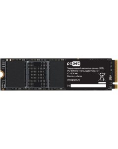 SSD накопитель PCPS004T3 4ТБ M 2 2280 PCIe 3 0 x4 NVMe M 2 oem Pc pet