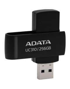 Флешка USB UC310 256ГБ USB3 2 черный Adata