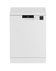 Посудомоечная машина DVN053R01W полноразмерная напольная 59 8см загрузка 13 комплектов белая Beko