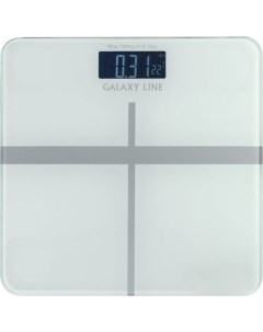 Напольные весы GL 4808 до 180кг цвет белый Galaxy line