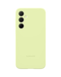 Чехол клип кейс Silicone Case A35 для Galaxy A35 лайм Samsung