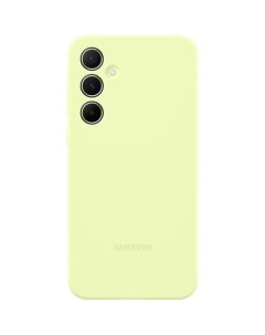 Чехол клип кейс Silicone Case A55 для Galaxy A55 лайм Samsung
