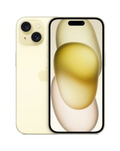 Смартфон iPhone 15 256Gb A3092 желтый Apple