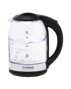 Чайник электрический SKG2051 1800Вт черный и серебристый Starwind