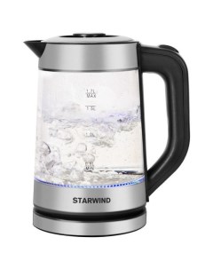 Чайник электрический SKG3081 1700Вт черный и серебристый Starwind