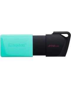Флешка USB DataTraveler Exodia M 256ГБ USB3 0 черный и зеленый Kingston