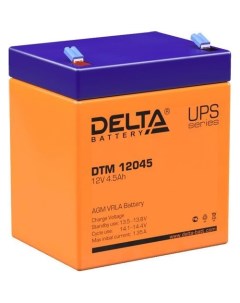 Аккумуляторная батарея для ИБП DTM 12045 12В 4 5Ач Дельта