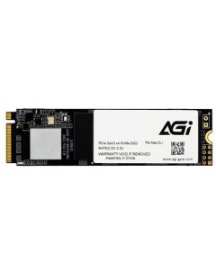 SSD накопитель AI198 256G16AI198 256ГБ M 2 2280 PCIe 3 0 x4 NVMe M 2 rtl Agi